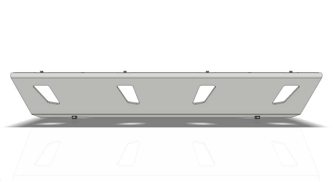Skid Plate for Crusher HD Front Bumper for Jeep JL JT