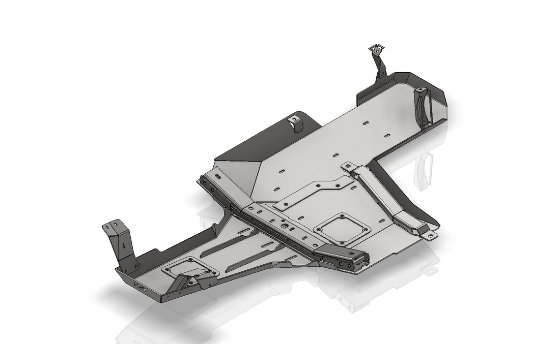 Skid Plate System for 2007-2011 JK 2-Door