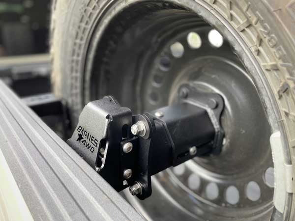 JT Stand Up Bed Mounted Tire Carrier