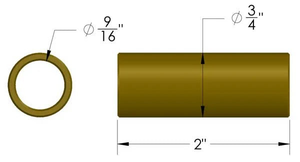 9/16 Inch Sleeve For Axle Swap Kits