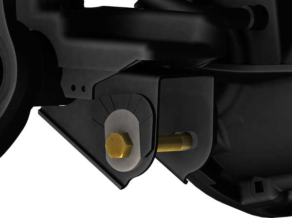 TJ, LJ, XJ, ZJ, Front Axle Cam Bolt Delete Kit