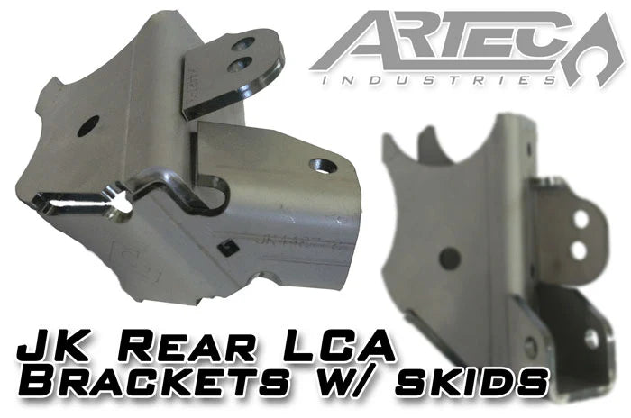 JK Rear LCA Brackets with Skids