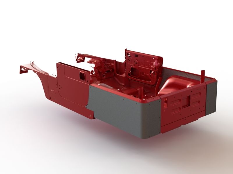 Blank Corner Guards for Jeep CJ YJ TJ - Aluminum