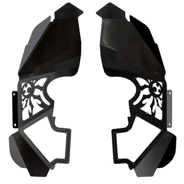 Front JK Vented Inner Fenders (Black)