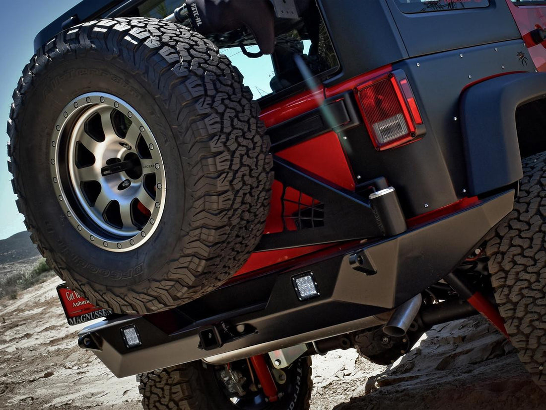 Rear JK ROCK BRAWLER II Tire Carrier (Carrier Only)