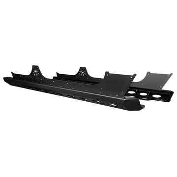 JKU (4-Door) BRAWLER ROCKERS Rock Sliders (Black)