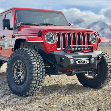 Big Sky Aluminum Stubby Front Bumper For Jeep JL & JT