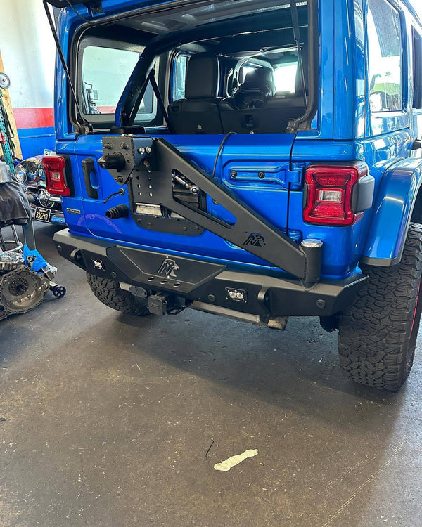 JL Rear Bumper - Rimrocker Series - with Tire Carrier – Precision Auto ...